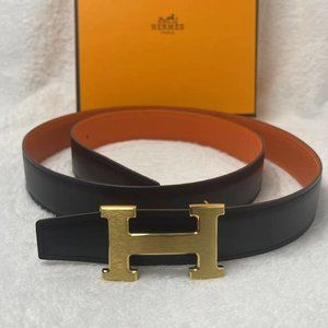 Hermes Reversible H Logo Belt. New and in pristine condition. 80CM fits a small.